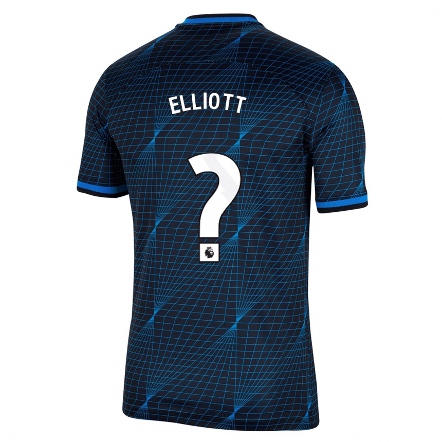 Niño Fútbol Camiseta Ben Elliott #0 Azul Oscuro 2ª Equipación 2023/24 México