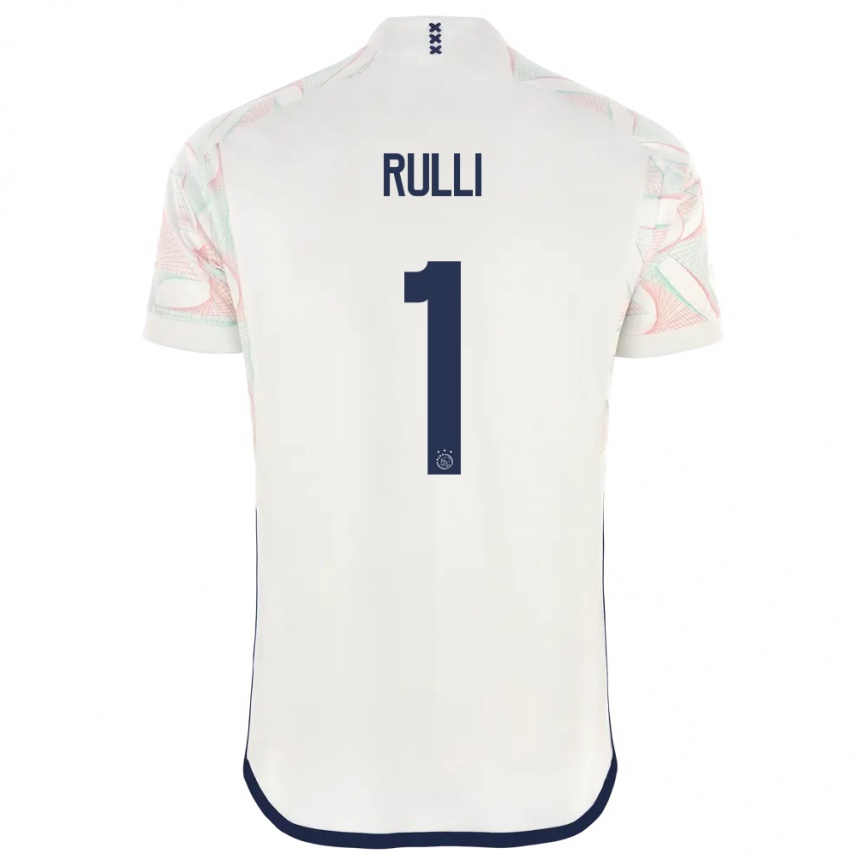 Niño Fútbol Camiseta Gerónimo Rulli #1 Blanco 2ª Equipación 2023/24 México