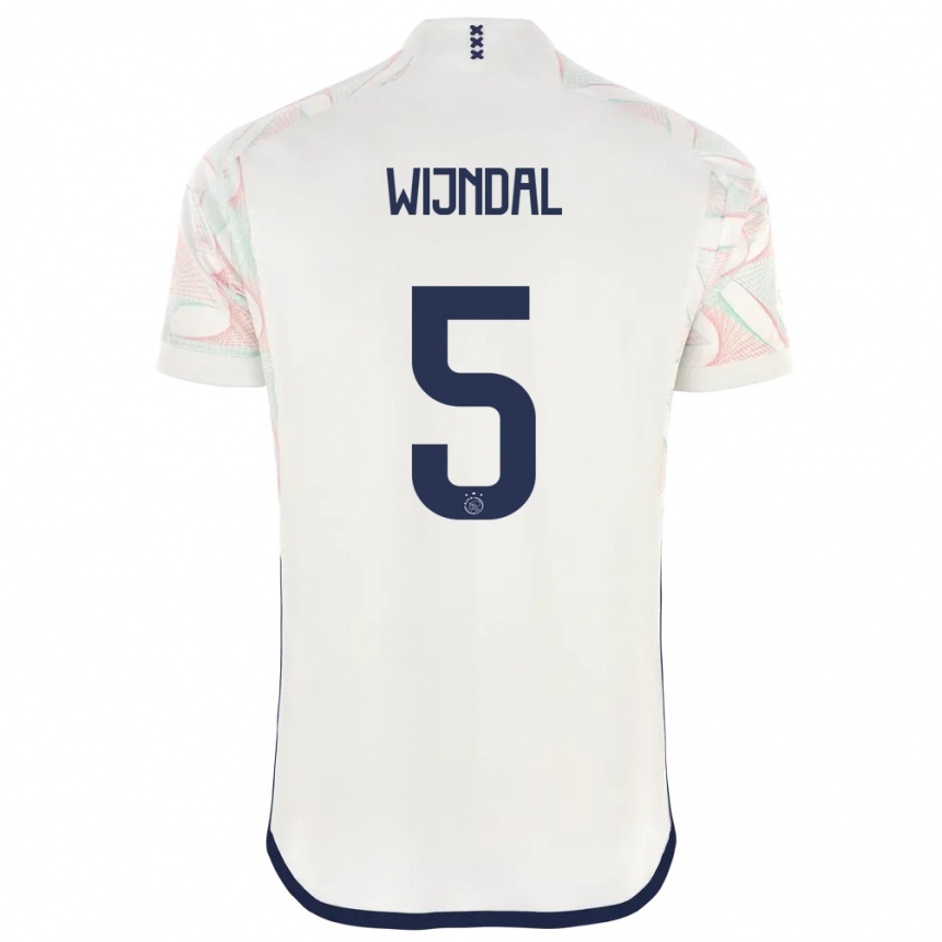 Niño Fútbol Camiseta Owen Wijndal #5 Blanco 2ª Equipación 2023/24 México