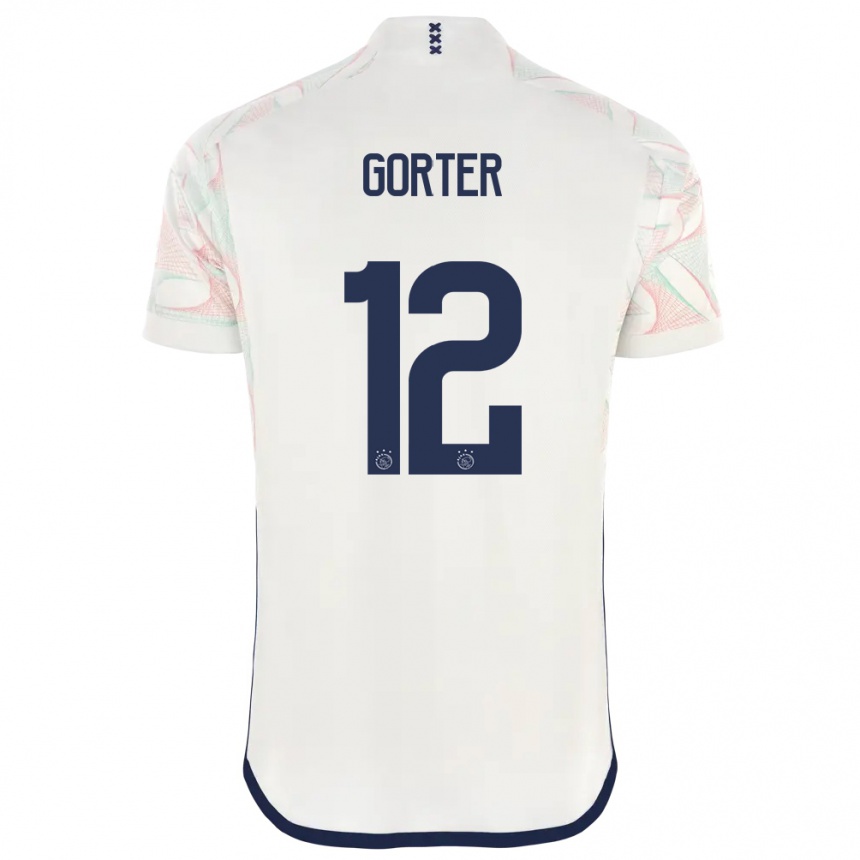 Niño Fútbol Camiseta Jay Gorter #12 Blanco 2ª Equipación 2023/24 México