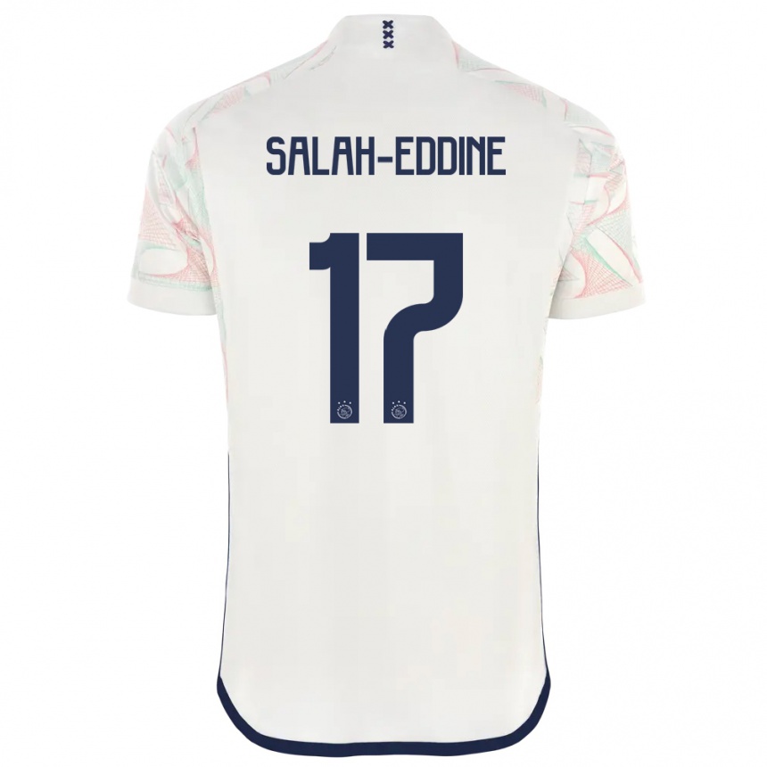 Niño Fútbol Camiseta Anass Salah-Eddine #17 Blanco 2ª Equipación 2023/24 México