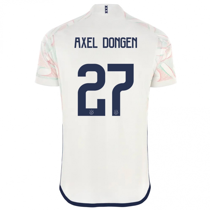 Niño Fútbol Camiseta Amourricho Van Axel Dongen #27 Blanco 2ª Equipación 2023/24 México