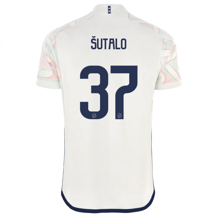 Niño Fútbol Camiseta Josip Sutalo #37 Blanco 2ª Equipación 2023/24 México