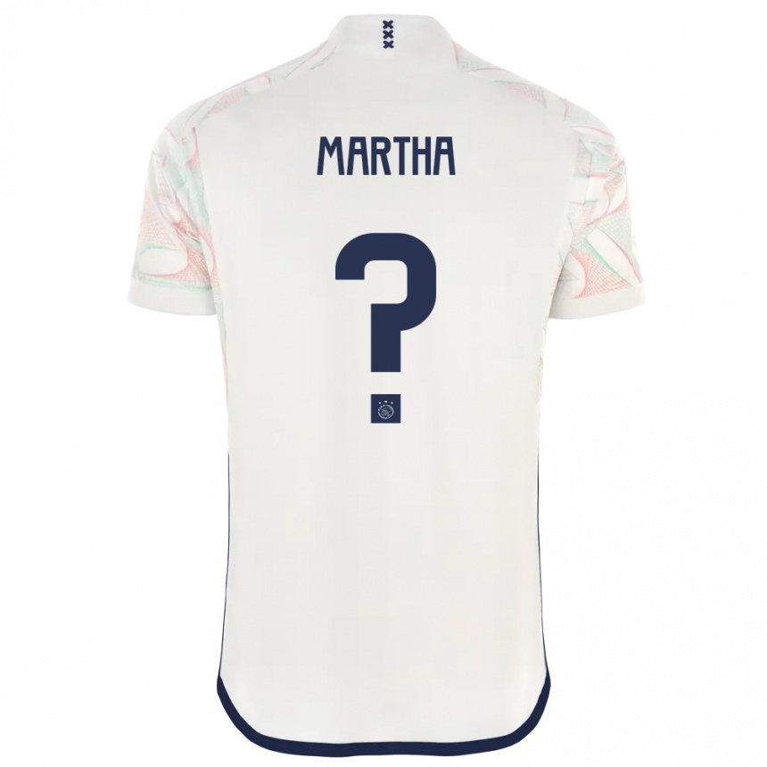 Niño Fútbol Camiseta Ar'jany Martha #0 Blanco 2ª Equipación 2023/24 México