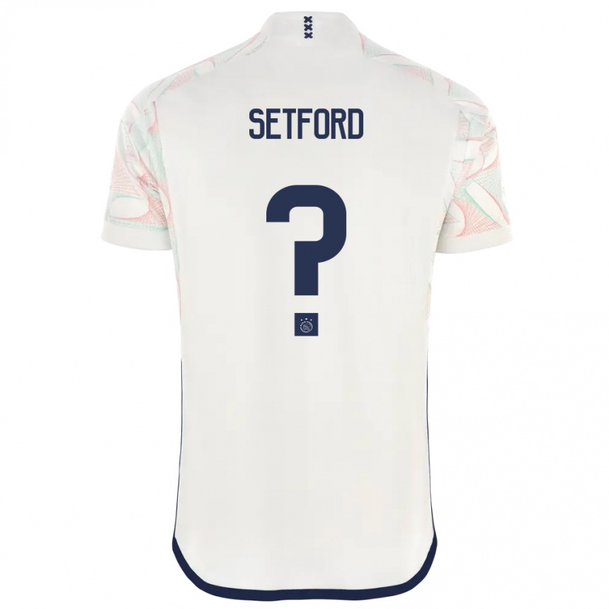 Niño Fútbol Camiseta Charlie Setford #0 Blanco 2ª Equipación 2023/24 México