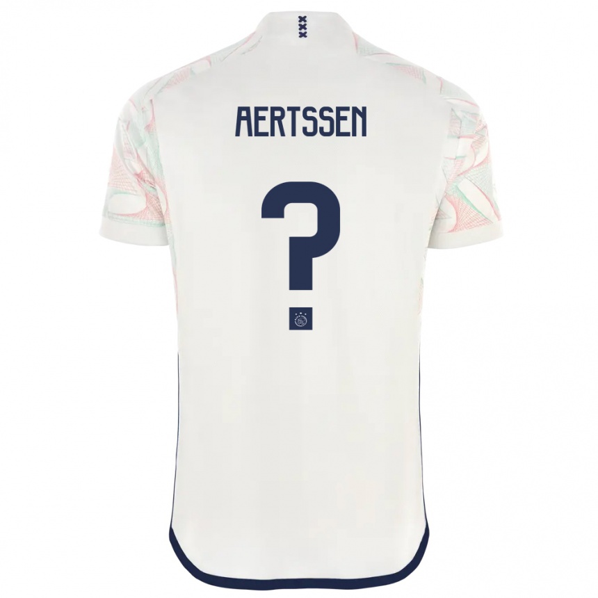 Niño Fútbol Camiseta Olivier Aertssen #0 Blanco 2ª Equipación 2023/24 México