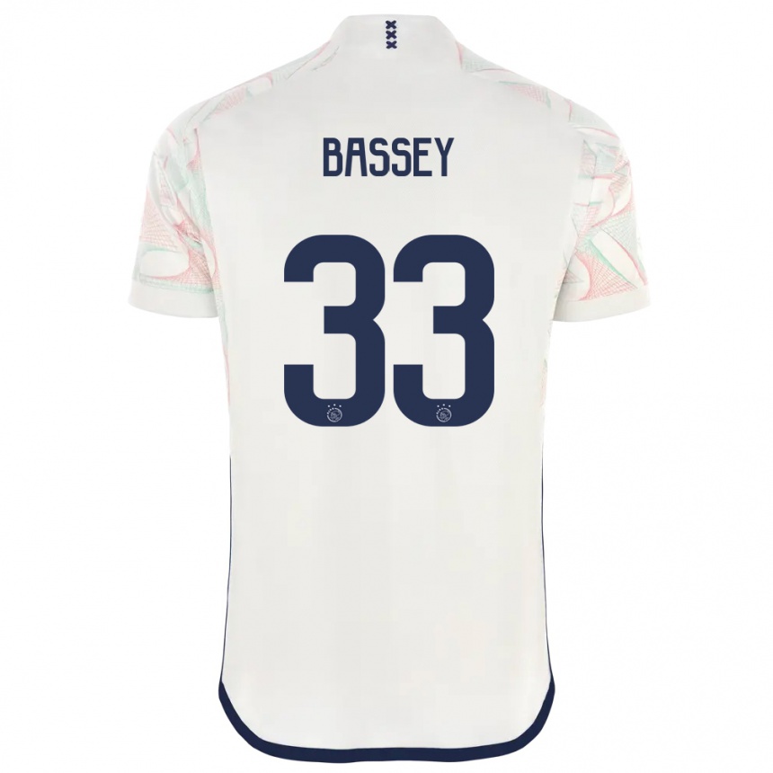 Niño Fútbol Camiseta Calvin Bassey #33 Blanco 2ª Equipación 2023/24 México