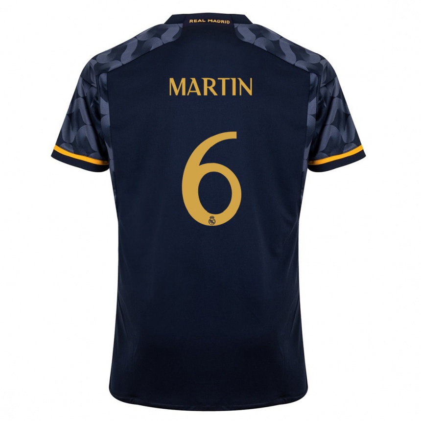 Niño Fútbol Camiseta Mario Martin #6 Azul Oscuro 2ª Equipación 2023/24 México