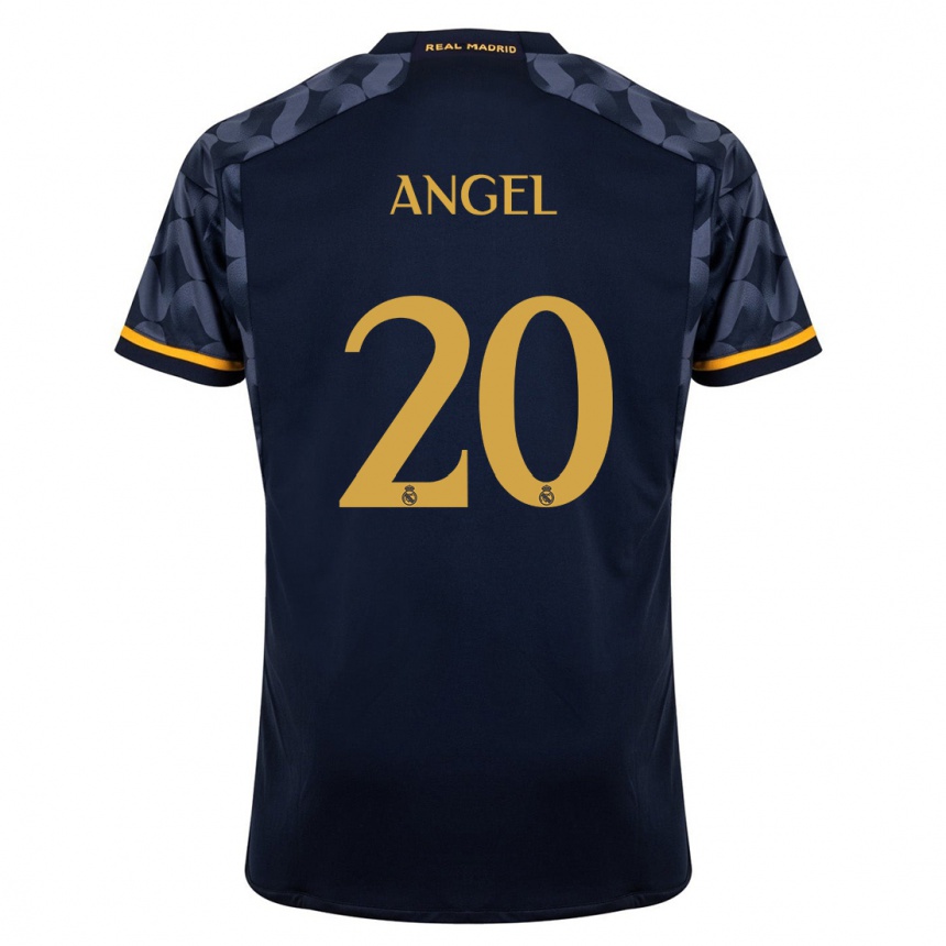 Niño Fútbol Camiseta Manuel Angel #20 Azul Oscuro 2ª Equipación 2023/24 México