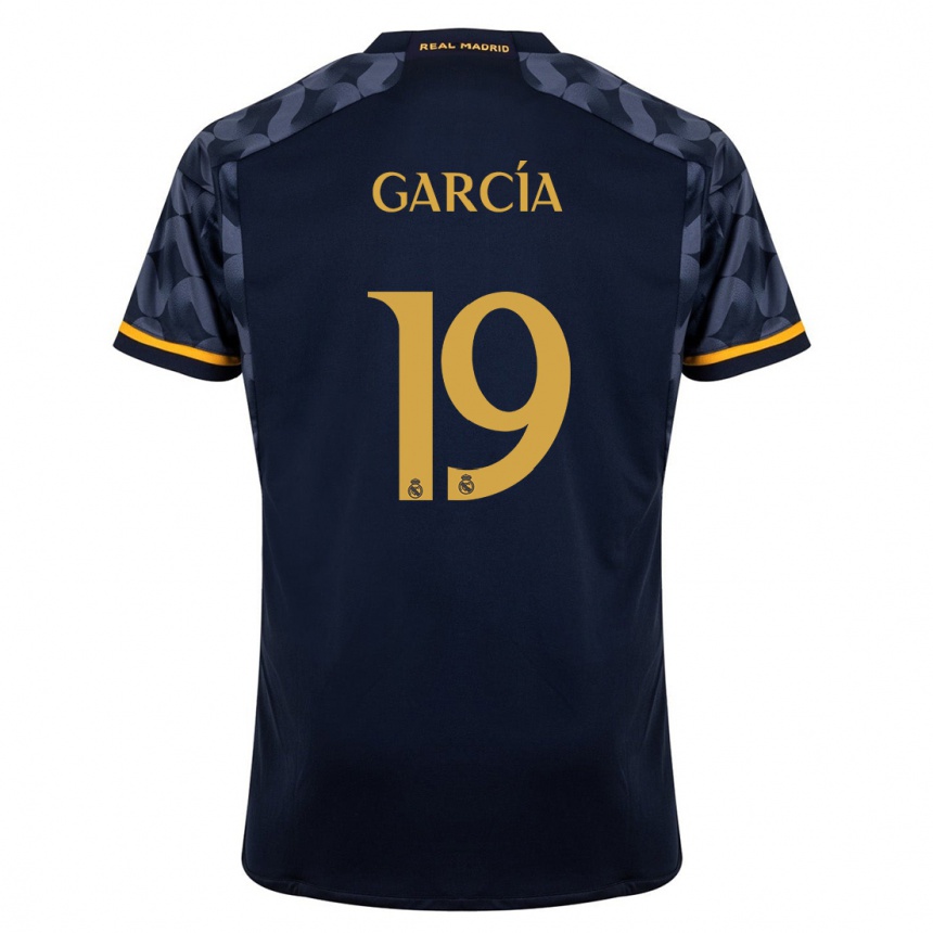 Niño Fútbol Camiseta Andrés García #19 Azul Oscuro 2ª Equipación 2023/24 México