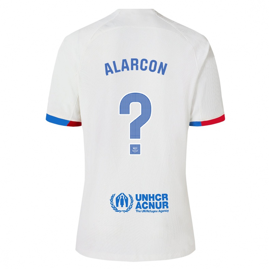 Niño Fútbol Camiseta Angel Alarcon #0 Blanco 2ª Equipación 2023/24 México