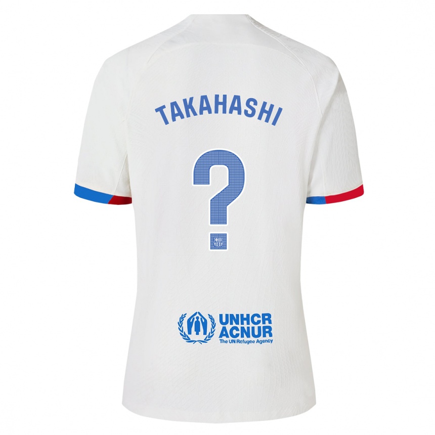 Niño Fútbol Camiseta Niko Takahashi #0 Blanco 2ª Equipación 2023/24 México