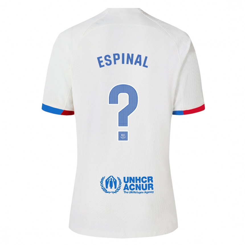 Niño Fútbol Camiseta Jorge Espinal #0 Blanco 2ª Equipación 2023/24 México