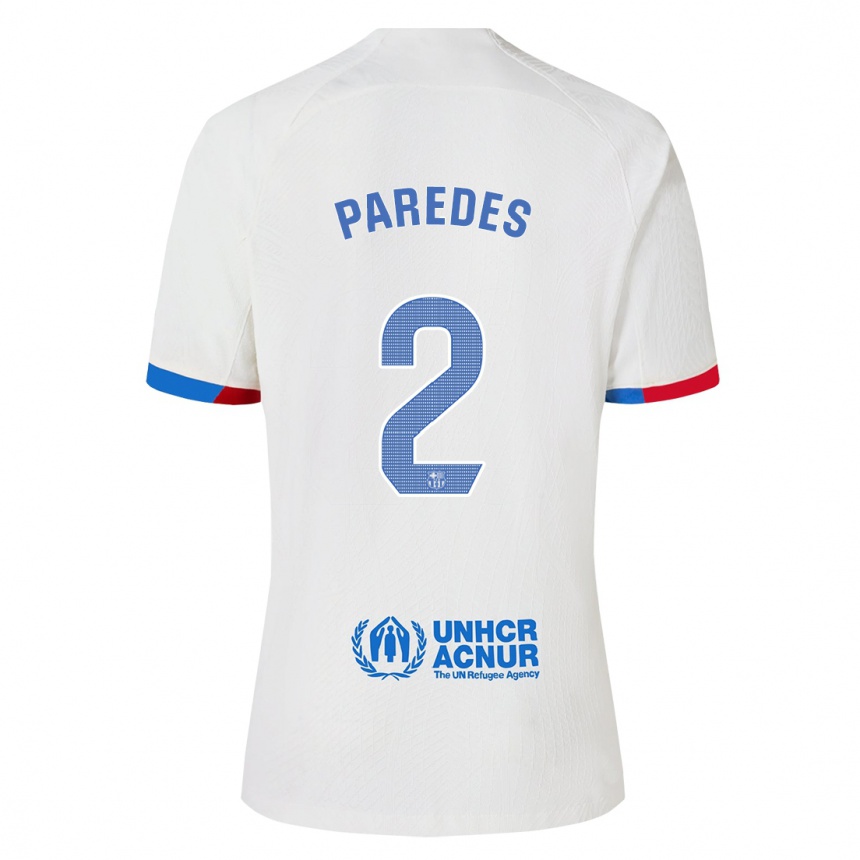 Niño Fútbol Camiseta Irene Paredes #2 Blanco 2ª Equipación 2023/24 México