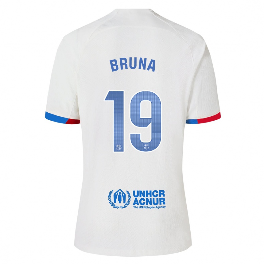 Niño Fútbol Camiseta Bruna Vilamala #19 Blanco 2ª Equipación 2023/24 México