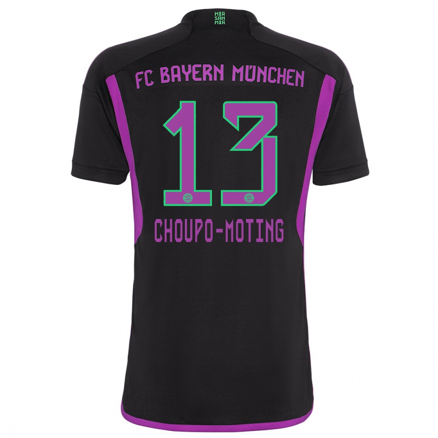 Niño Fútbol Camiseta Eric Maxim Choupo-Moting #13 Negro 2ª Equipación 2023/24 México