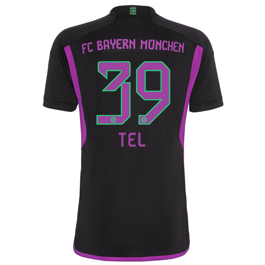 Niño Fútbol Camiseta Mathys Tel #39 Negro 2ª Equipación 2023/24 México