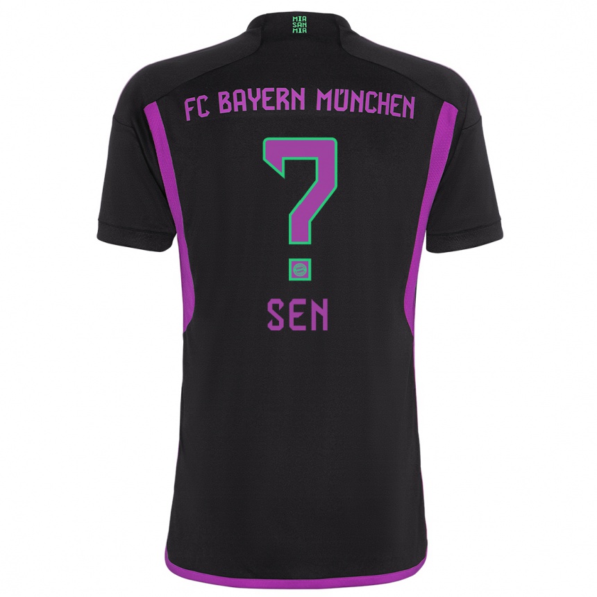 Niño Fútbol Camiseta Salih Sen #0 Negro 2ª Equipación 2023/24 México