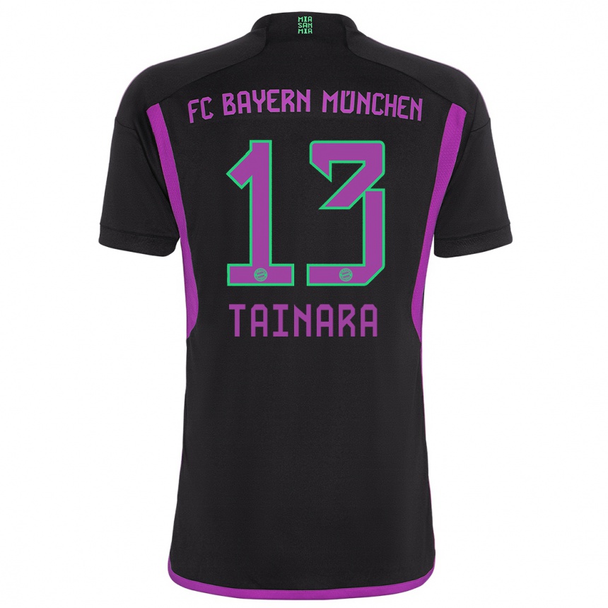 Niño Fútbol Camiseta Tainara #13 Negro 2ª Equipación 2023/24 México