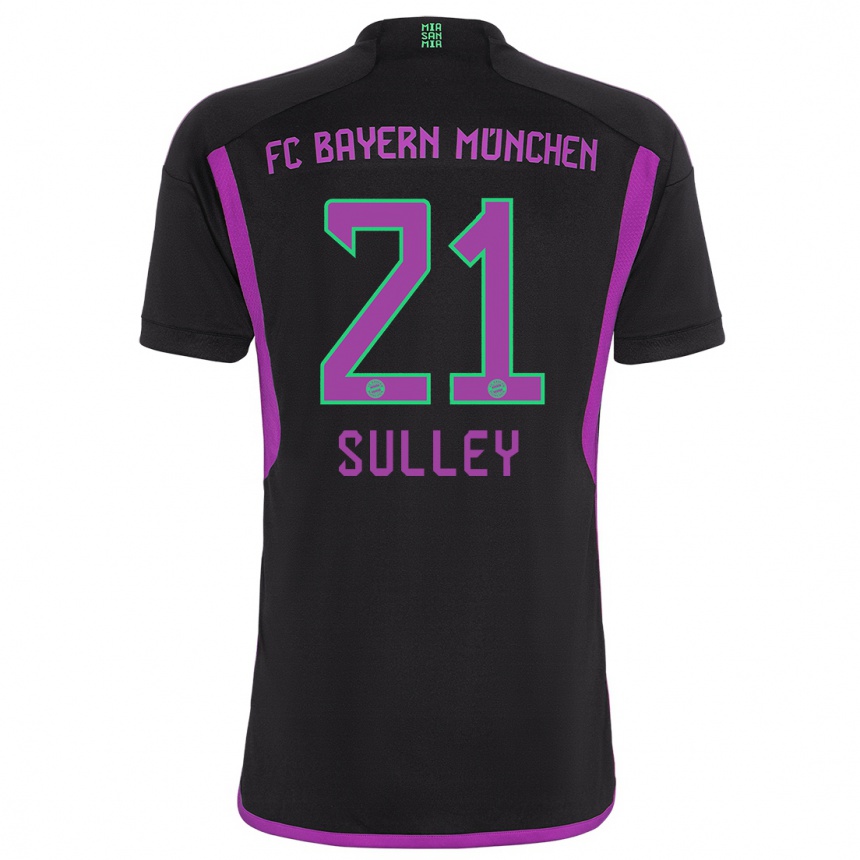 Niño Fútbol Camiseta Williams Baffour Sulley #21 Negro 2ª Equipación 2023/24 México