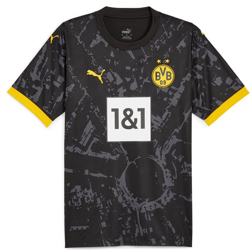 Niño Fútbol Camiseta Thorgan Hazard #10 Negro 2ª Equipación 2023/24 México