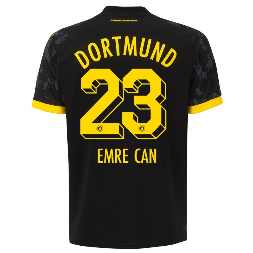 Niño Fútbol Camiseta Emre Can #23 Negro 2ª Equipación 2023/24 México