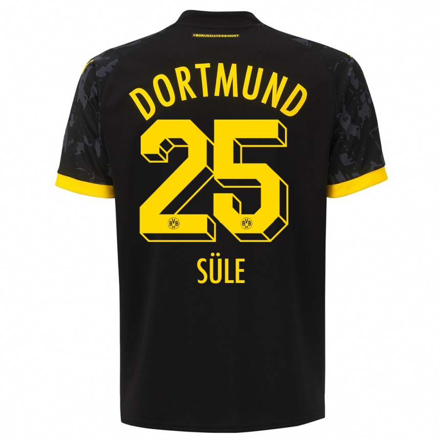 Niño Fútbol Camiseta Niklas Sule #25 Negro 2ª Equipación 2023/24 México