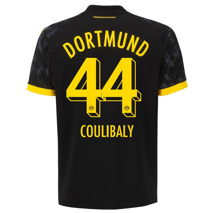 Niño Fútbol Camiseta Soumaila Coulibaly #44 Negro 2ª Equipación 2023/24 México