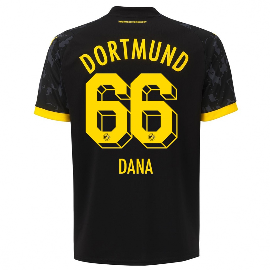 Niño Fútbol Camiseta Bleckmann Dana #66 Negro 2ª Equipación 2023/24 México