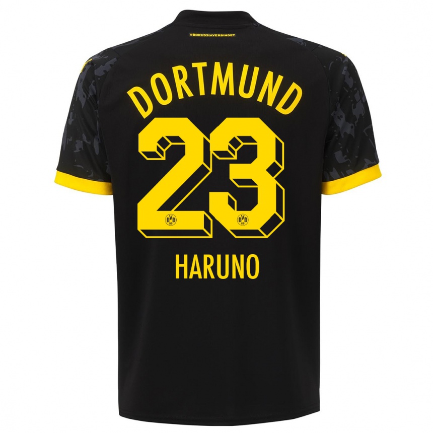 Niño Fútbol Camiseta Sasaki Haruno #23 Negro 2ª Equipación 2023/24 México