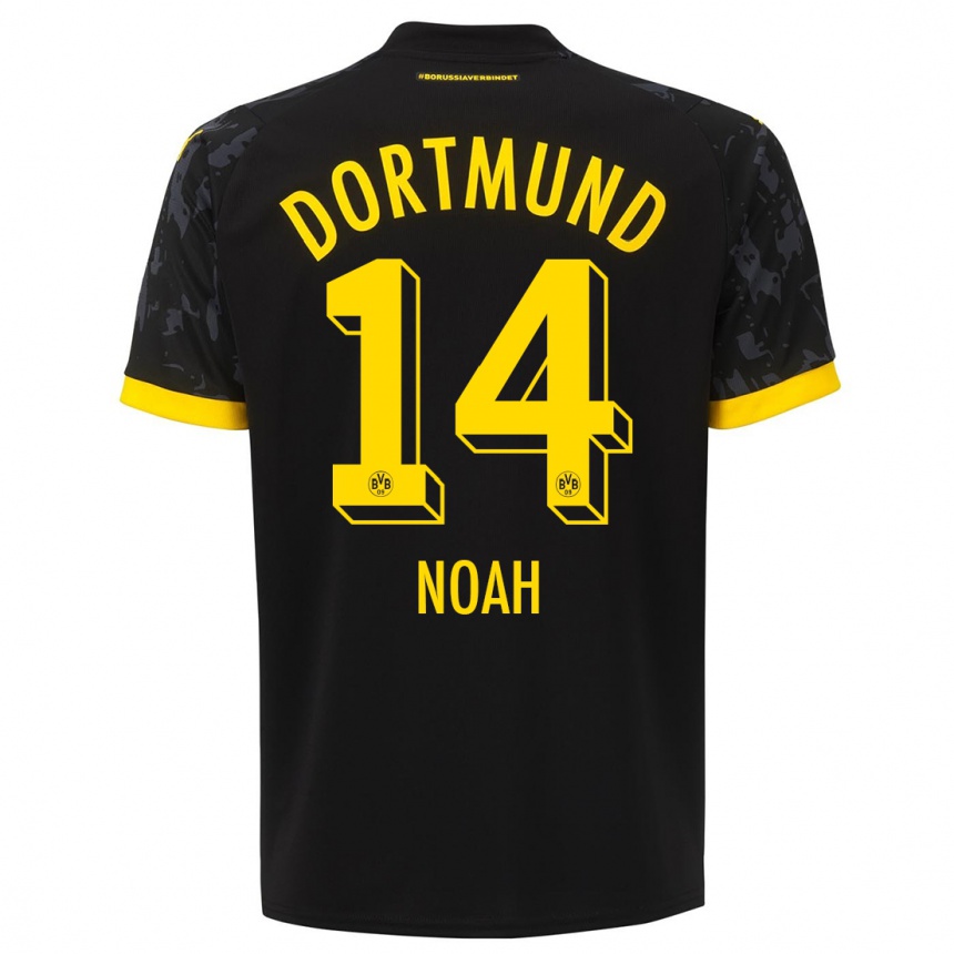 Niño Fútbol Camiseta Colin Noah Kleine-Bekel #14 Negro 2ª Equipación 2023/24 México