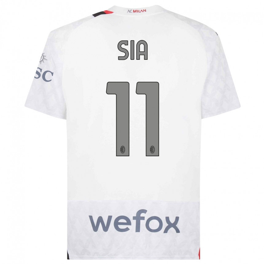 Niño Fútbol Camiseta Diego Sia #11 Blanco 2ª Equipación 2023/24 México