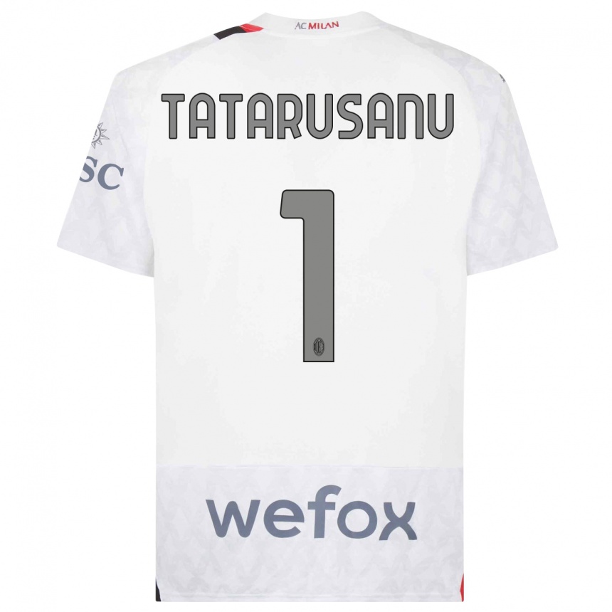 Niño Fútbol Camiseta Ciprian Tatarusanu #1 Blanco 2ª Equipación 2023/24 México