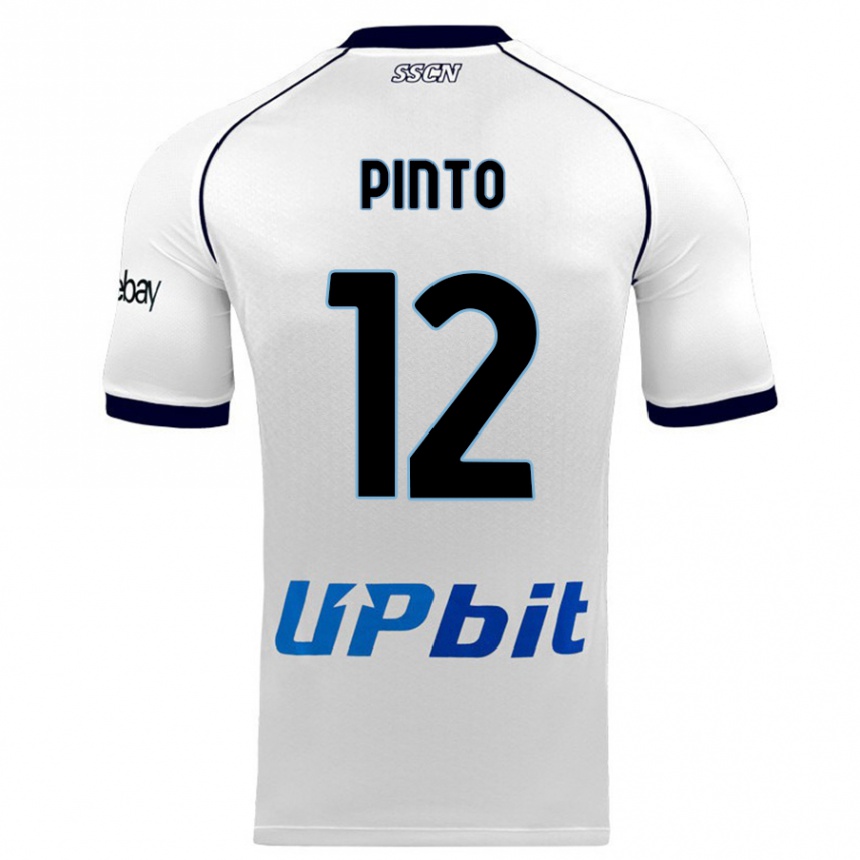 Niño Fútbol Camiseta Ciro Pinto #12 Blanco 2ª Equipación 2023/24 México