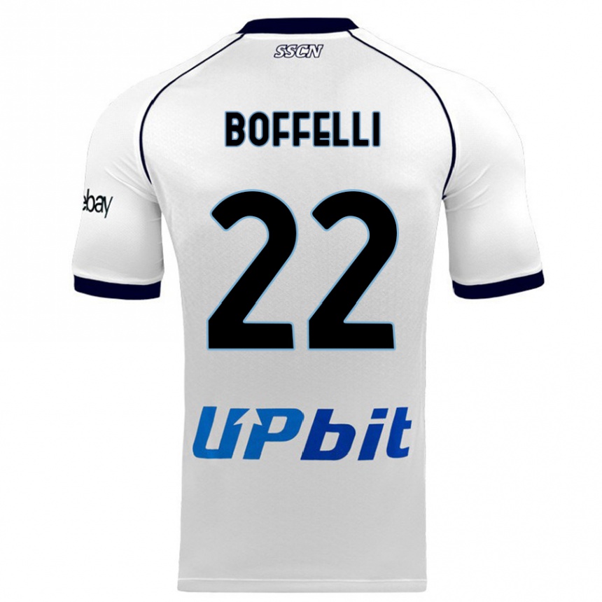 Niño Fútbol Camiseta Valerio Boffelli #22 Blanco 2ª Equipación 2023/24 México