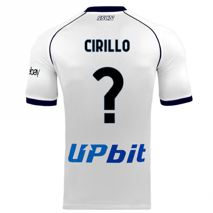 Niño Fútbol Camiseta Gioele Cirillo #0 Blanco 2ª Equipación 2023/24 México