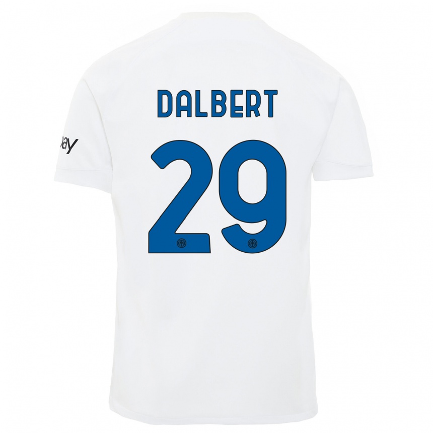 Niño Fútbol Camiseta Dalbert #29 Blanco 2ª Equipación 2023/24 México