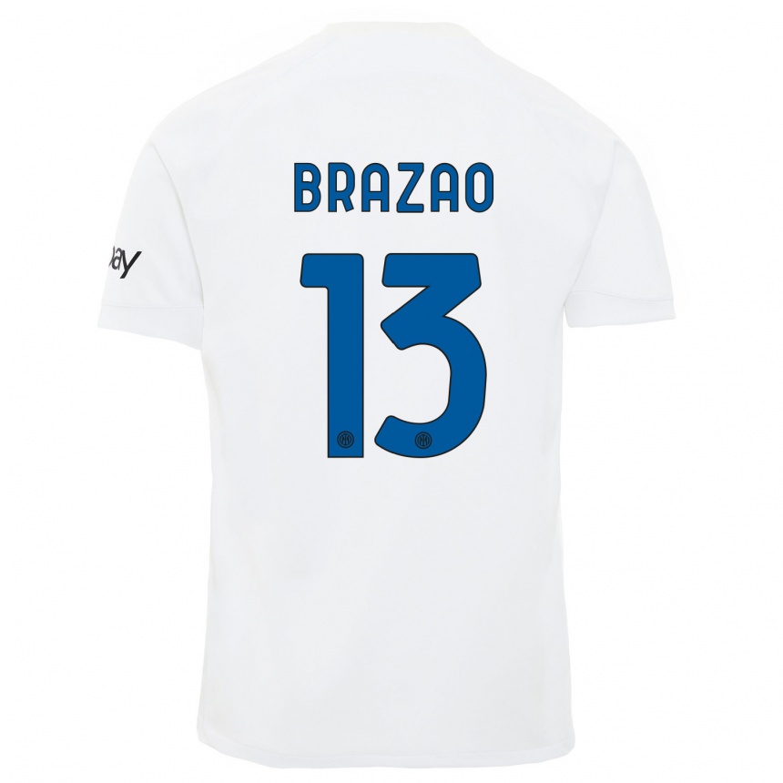 Niño Fútbol Camiseta Gabriel Brazao #13 Blanco 2ª Equipación 2023/24 México