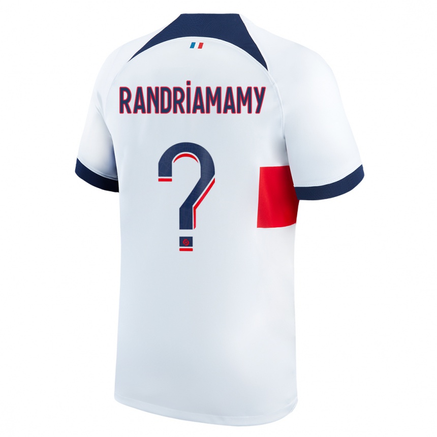 Niño Fútbol Camiseta Mathyas Randriamamy #0 Blanco 2ª Equipación 2023/24 México