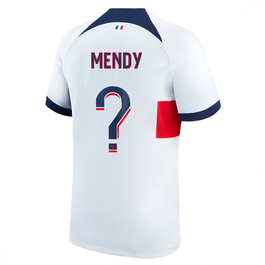 Niño Fútbol Camiseta Tony Mendy #0 Blanco 2ª Equipación 2023/24 México