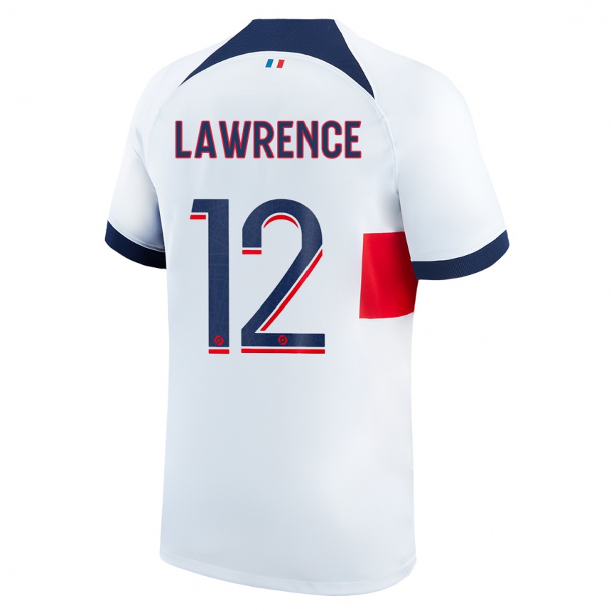 Niño Fútbol Camiseta Ashley Lawrence #12 Blanco 2ª Equipación 2023/24 México