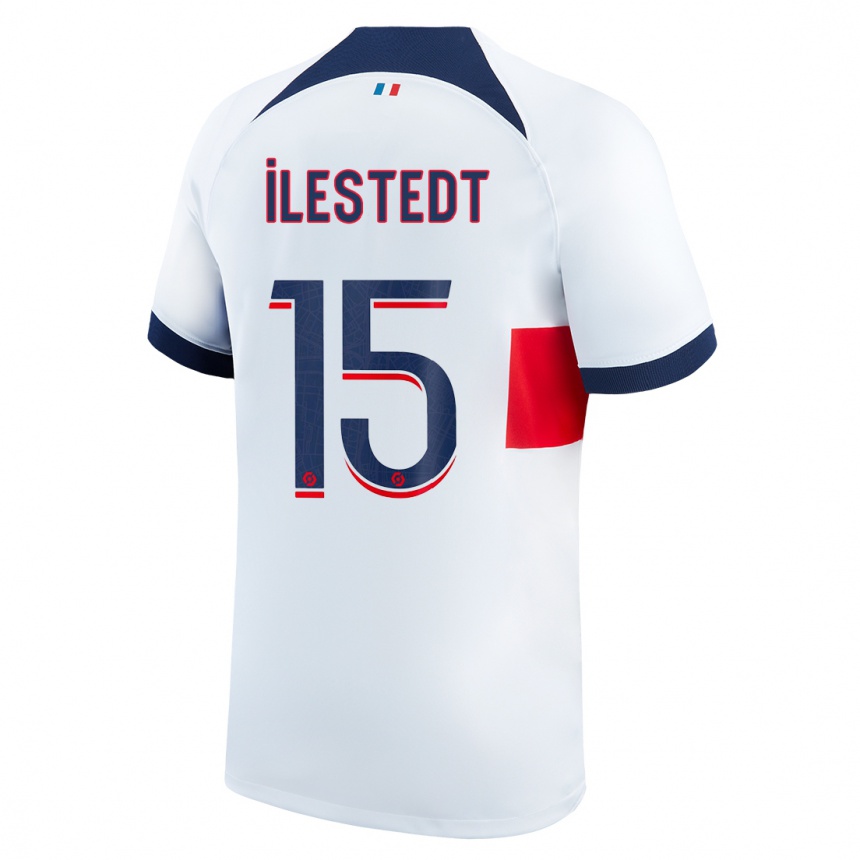 Niño Fútbol Camiseta Amanda Ilestedt #15 Blanco 2ª Equipación 2023/24 México