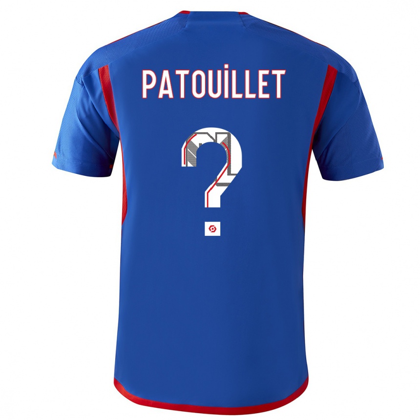 Niño Fútbol Camiseta Mathieu Patouillet #0 Azul Rojo 2ª Equipación 2023/24 México