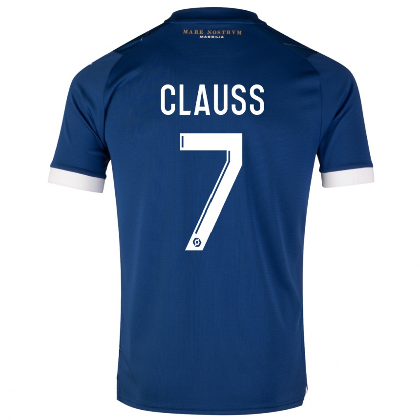 Niño Fútbol Camiseta Jonathan Clauss #7 Azul Oscuro 2ª Equipación 2023/24 México