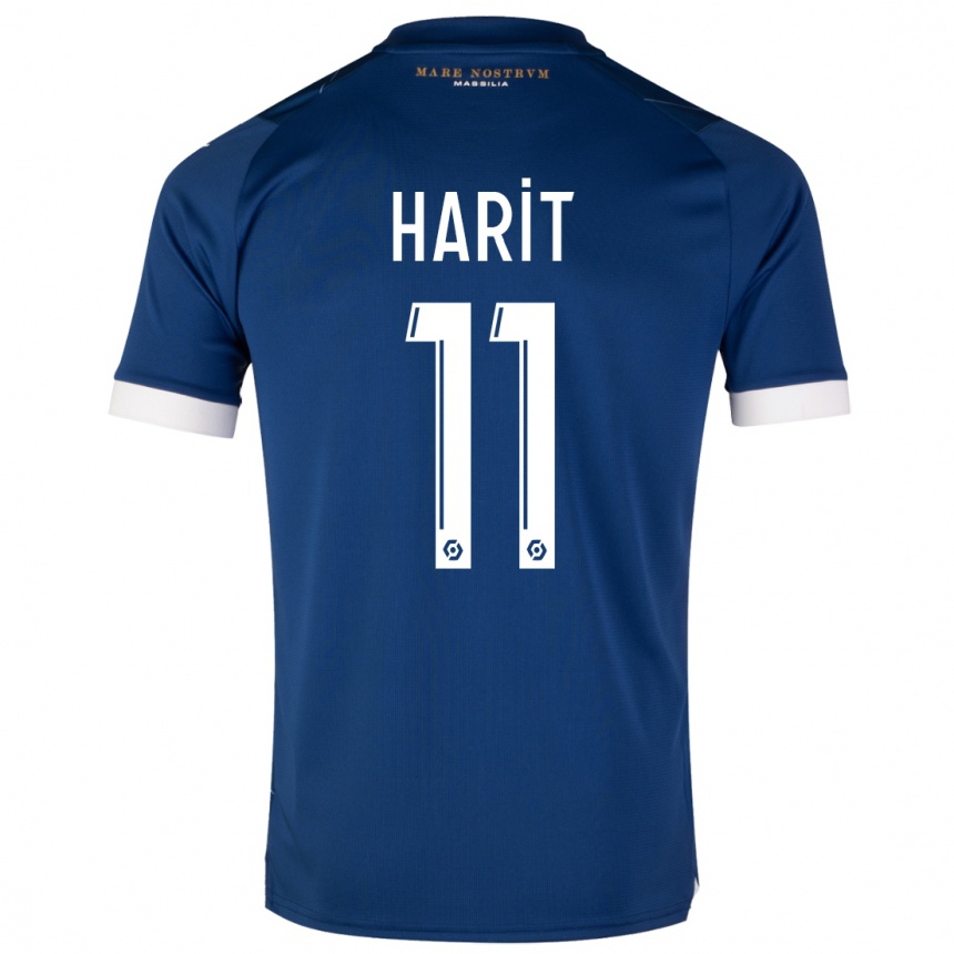 Niño Fútbol Camiseta Amine Harit #11 Azul Oscuro 2ª Equipación 2023/24 México