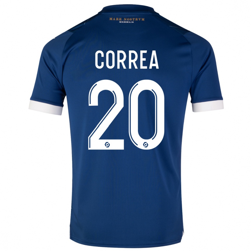 Niño Fútbol Camiseta Joaquin Correa #20 Azul Oscuro 2ª Equipación 2023/24 México