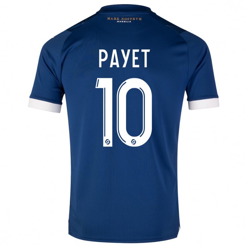 Niño Fútbol Camiseta Dimitri Payet #10 Azul Oscuro 2ª Equipación 2023/24 México