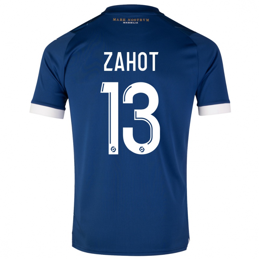 Niño Fútbol Camiseta Sarah Zahot #13 Azul Oscuro 2ª Equipación 2023/24 México