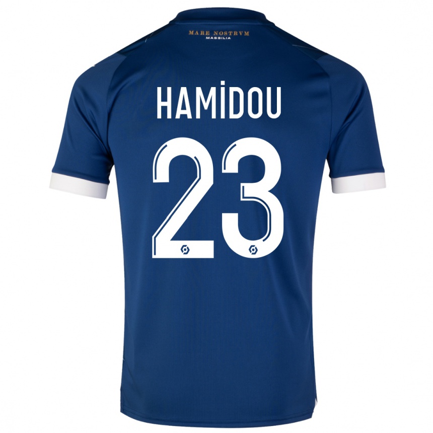 Niño Fútbol Camiseta Jamila Hamidou #23 Azul Oscuro 2ª Equipación 2023/24 México