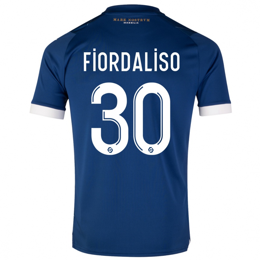 Niño Fútbol Camiseta Thelma Fiordaliso #30 Azul Oscuro 2ª Equipación 2023/24 México